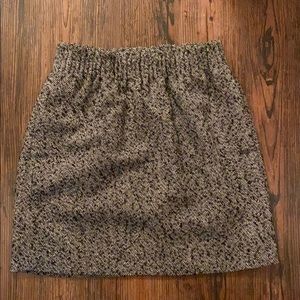 Jcrew Factory Pull On Wool Mini Skirt